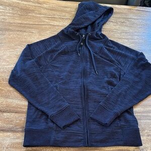 Athleta Dark Blue full zip hoodie
